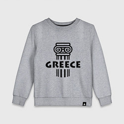 Свитшот хлопковый детский Греция, цвет: меланж