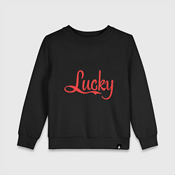 Детский свитшот Lucky logo