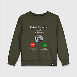 Детский свитшот Escobar is calling