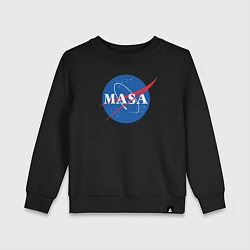 Свитшот хлопковый детский NASA: Masa, цвет: черный