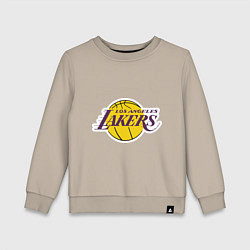 Свитшот хлопковый детский LA Lakers, цвет: миндальный