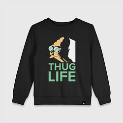 Детский свитшот Zoidberg: Thug Life