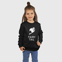 Свитшот хлопковый детский Fairy Tail, цвет: черный — фото 2