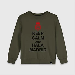 Детский свитшот Keep Calm & Hala Madrid