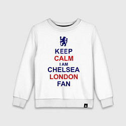 Детский свитшот Keep Calm & Chelsea London fan