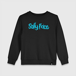 Свитшот хлопковый детский SALLY FACE, цвет: черный