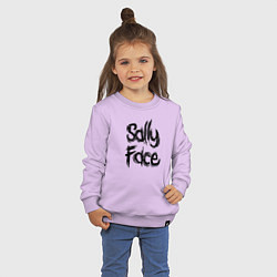 Свитшот хлопковый детский SALLY FACE, цвет: лаванда — фото 2