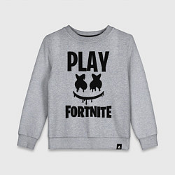 Детский свитшот Marshmello: Play Fortnite