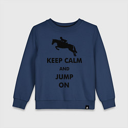 Детский свитшот Keep Calm & Jump On