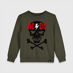 Детский свитшот AC/DC Skull