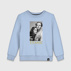 Свитшот хлопковый детский Titanic: Jack & Rose, цвет: мягкое небо