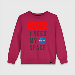 Детский свитшот Nasa i need my space