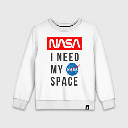 Детский свитшот Nasa i need my space