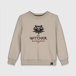 Свитшот хлопковый детский THE WITCHER 3:WILD HUNT, цвет: миндальный