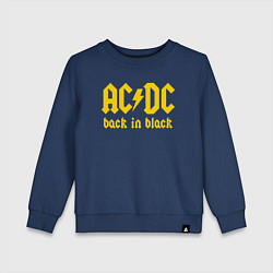 Детский свитшот ACDC BACK IN BLACK