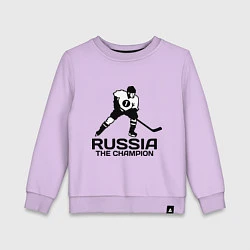 Детский свитшот Russia: Hockey Champion