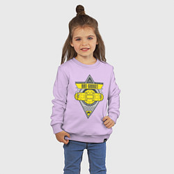 Свитшот хлопковый детский Bat-Gadget, цвет: лаванда — фото 2