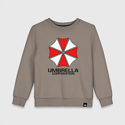 Свитшот хлопковый детский UMBRELLA CORP, цвет: утренний латте