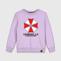 Свитшот хлопковый детский UMBRELLA CORP, цвет: лаванда