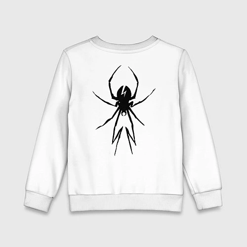 Детский свитшот My Chemical Romance spider на спине / Белый – фото 2