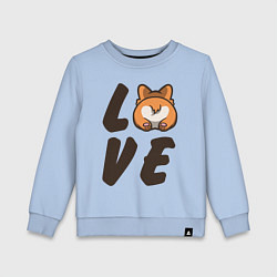 Детский свитшот Love Corgi