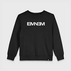 Свитшот хлопковый детский EMINEM, цвет: черный