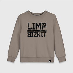 Свитшот хлопковый детский LIMP BIZKIT, цвет: утренний латте