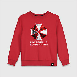 Свитшот хлопковый детский UMBRELLA CORP, цвет: красный