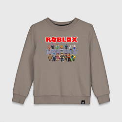 Свитшот хлопковый детский ROBLOX, цвет: утренний латте