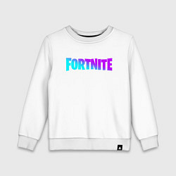 Свитшот хлопковый детский FORTNITE 2, цвет: белый