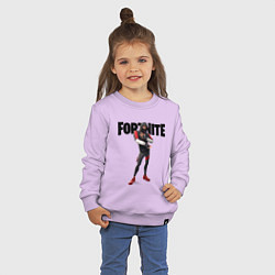 Свитшот хлопковый детский FORTNITE IKONIK, цвет: лаванда — фото 2