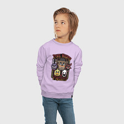 Свитшот хлопковый детский FIVE NIGHTS AT FREDDYS, цвет: лаванда — фото 2