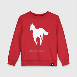 Свитшот хлопковый детский White Pony, цвет: красный