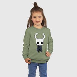 Свитшот хлопковый детский Рыцарь Hollow Knight, цвет: авокадо — фото 2