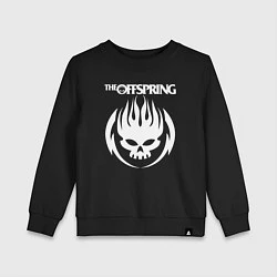 Свитшот хлопковый детский THE OFFSPRING, цвет: черный