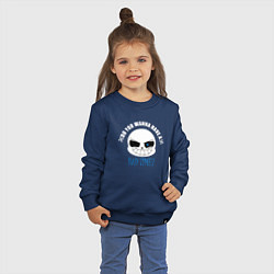 Свитшот хлопковый детский UNDERTALE, цвет: тёмно-синий — фото 2
