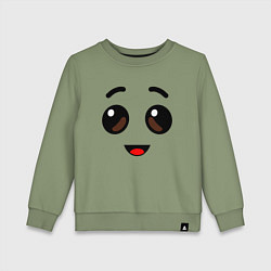 Свитшот хлопковый детский ЛИЦО БАНАНА ИЗ FORTNITE, цвет: авокадо