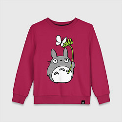 Детский свитшот Totoro и бабочка