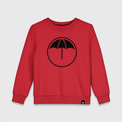Свитшот хлопковый детский Академия Амбрелла, цвет: красный