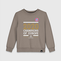 Детский свитшот FC Bayern Munchen Champions of Europe 2020