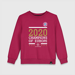 Детский свитшот FC Bayern Munchen Champions of Europe 2020