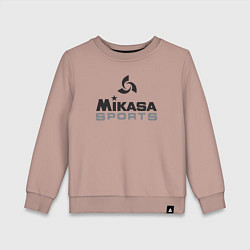 Свитшот хлопковый детский MIKASA SPORTS, цвет: пыльно-розовый