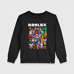 Свитшот хлопковый детский ROBLOX PIGGY, цвет: черный