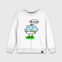 Детский свитшот Тучка Блогер