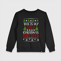 Детский свитшот My ugly christmas sweater