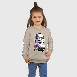 Свитшот хлопковый детский Linkin Park, цвет: миндальный — фото 2