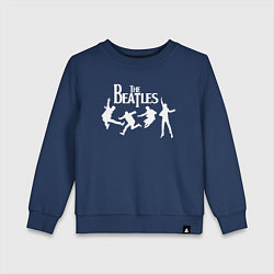 Свитшот хлопковый детский The Beatles, цвет: тёмно-синий