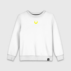Свитшот хлопковый детский Sailor Moon, цвет: белый