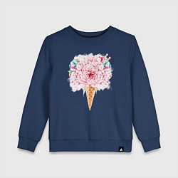 Детский свитшот Flowers ice cream