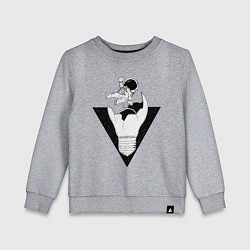 Детский свитшот Космонавт падает